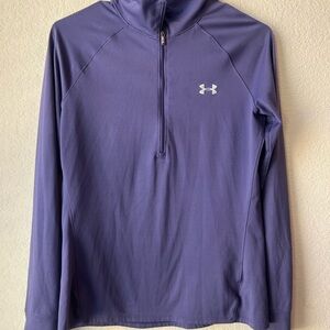Under Armour Lavender Quarter-Zip Top